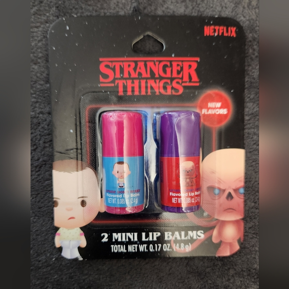 Stranger Things Mini Lip Balm Set - Pink and Purple